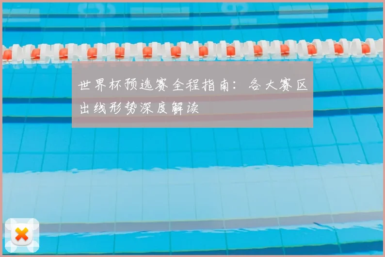 世界杯预选赛全程指南:各大赛区出线形势深度解读